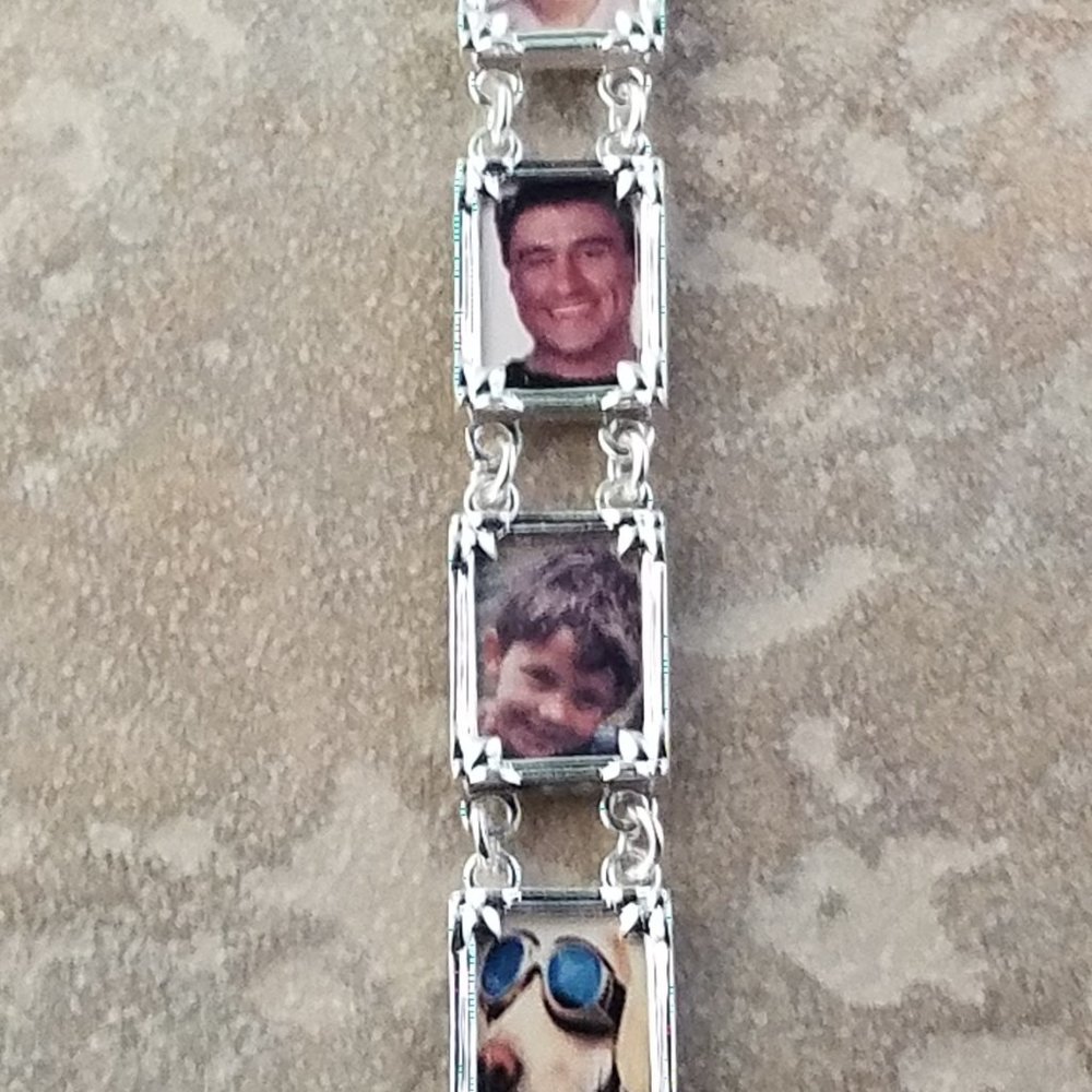Sterling 925 Silver Bracelet Add a Picture - Picture 8 of 8